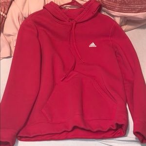 pink adidas hoodie